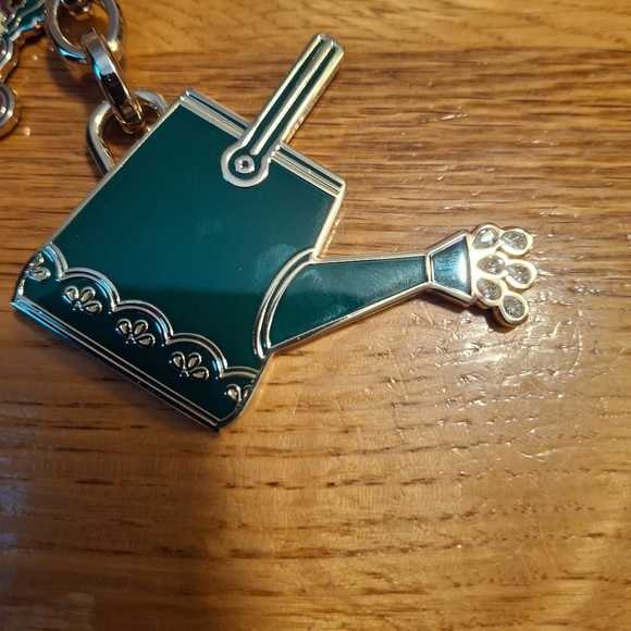 Kate Spade New York Harvest Time Watering Can Keychain NWT - Picture 2 of 3